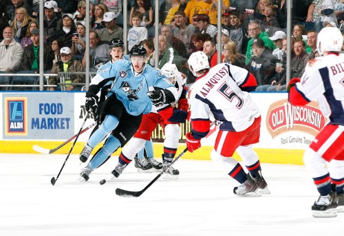 Mattias Ekholm enjoyed a short and successful one-year stint in Milwaukee. (Photo courtesy of Scott Paulus)